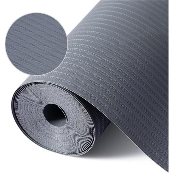Gray Shelf Liner 12x20ft Non Slip Waterproof Washable Cabinet Drawer Liner Durab - Picture 1 of 7